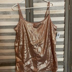 Rose Gold Cami from Torrid Size 3 NWT